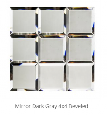 S3Dark grey Beveled 4x4